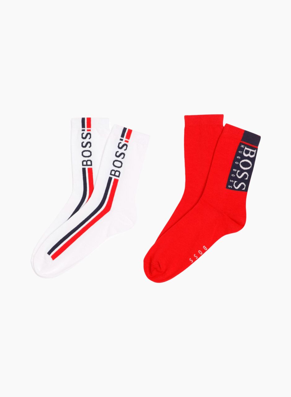 BOSS Boys Logo Socks ( 2-Pack )