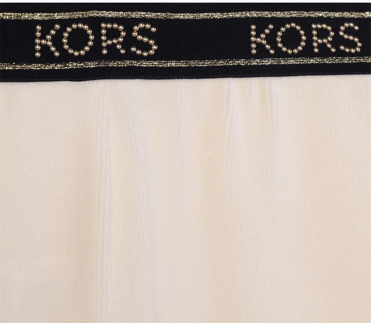 MICHAEL KORS Girls Ivory Logo Trousers