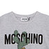 MOSCHINO Boys Grey Logo Printed T-Shirt