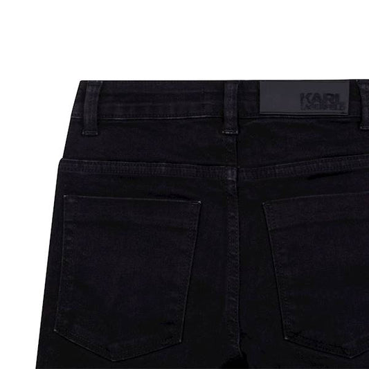 KARL LAGERFELD Boys DENIM Black Trouser