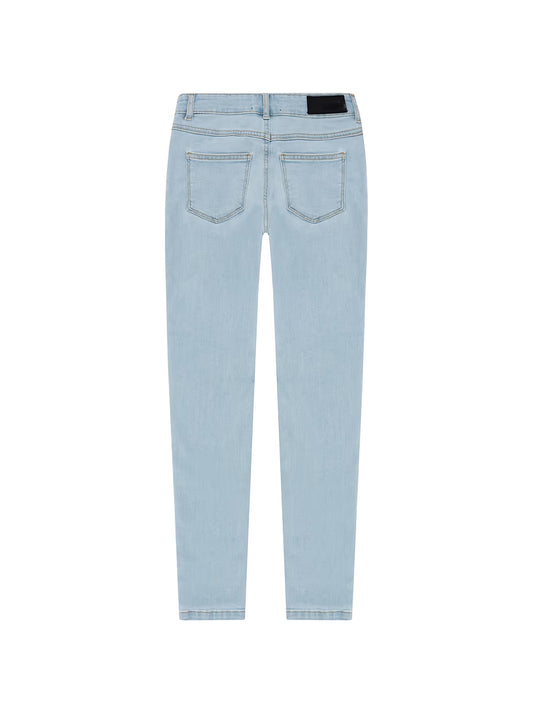 KARL LAGERFELD Girls Logo Light Blue Skinny Jeans