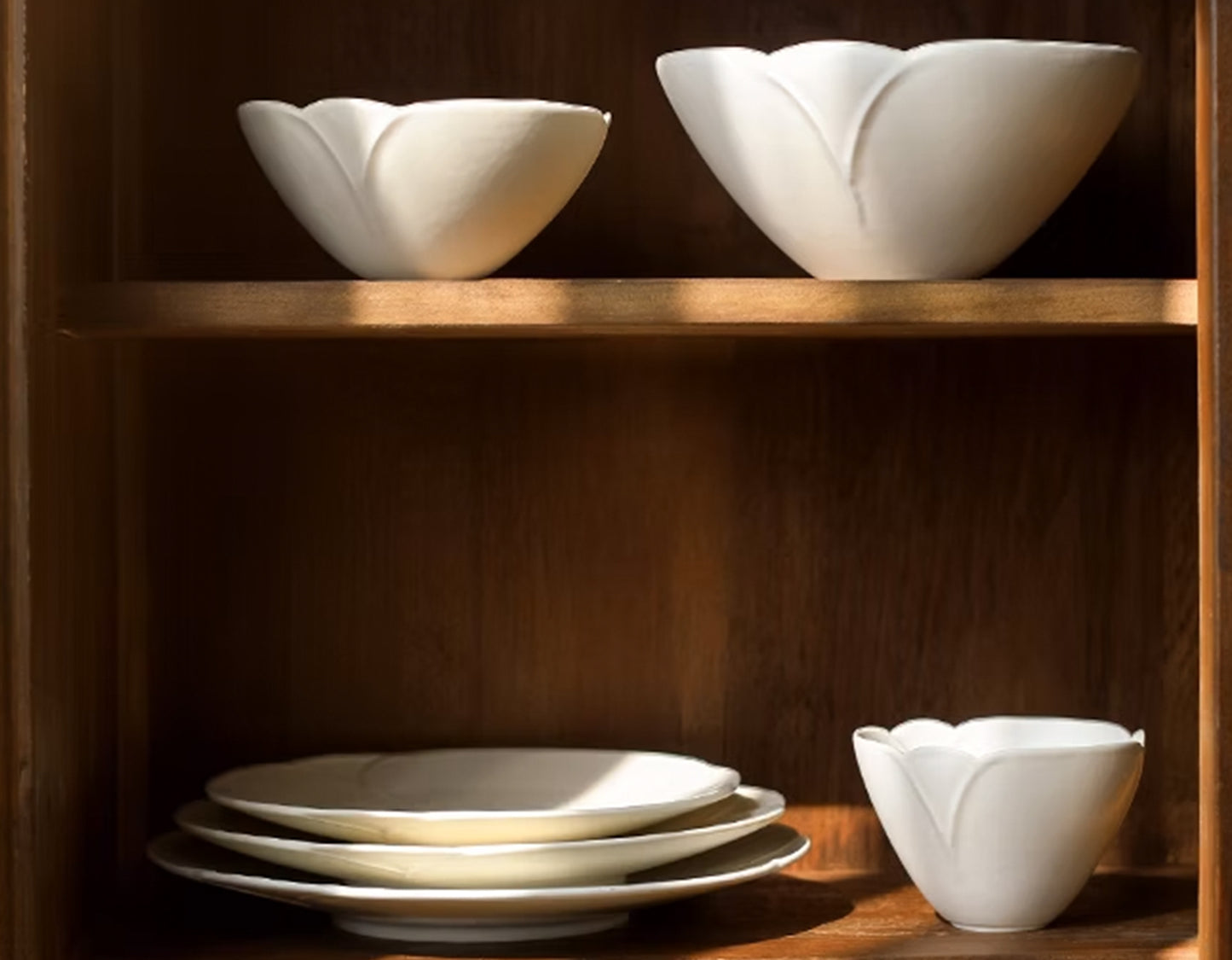 Ceramic Beige Decorative Bowl