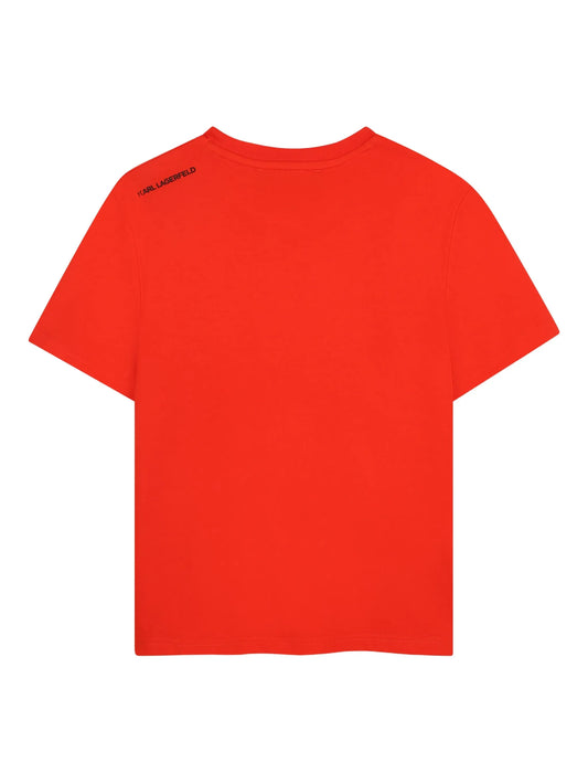 KARL LAGERFELD Z30959.992 Boys Mini Me Black Logo T-Shirt