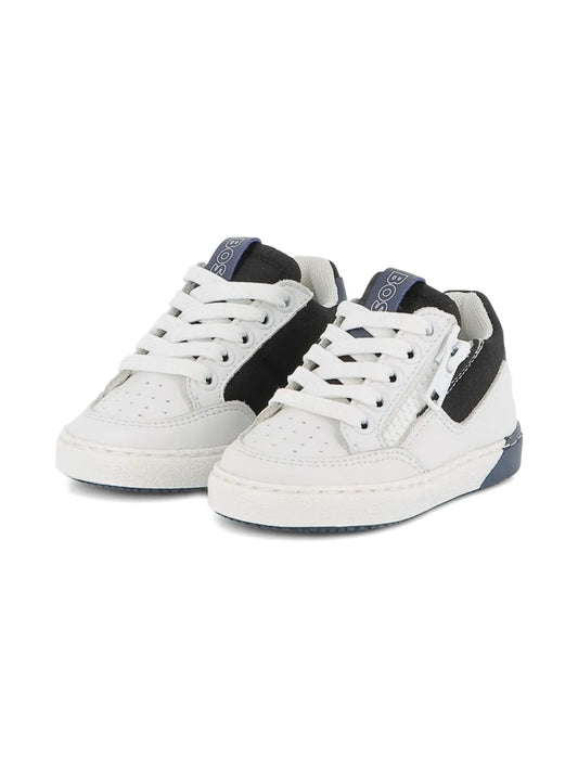 BOSS J52580/10P Baby Boys White Panelled Sneakers