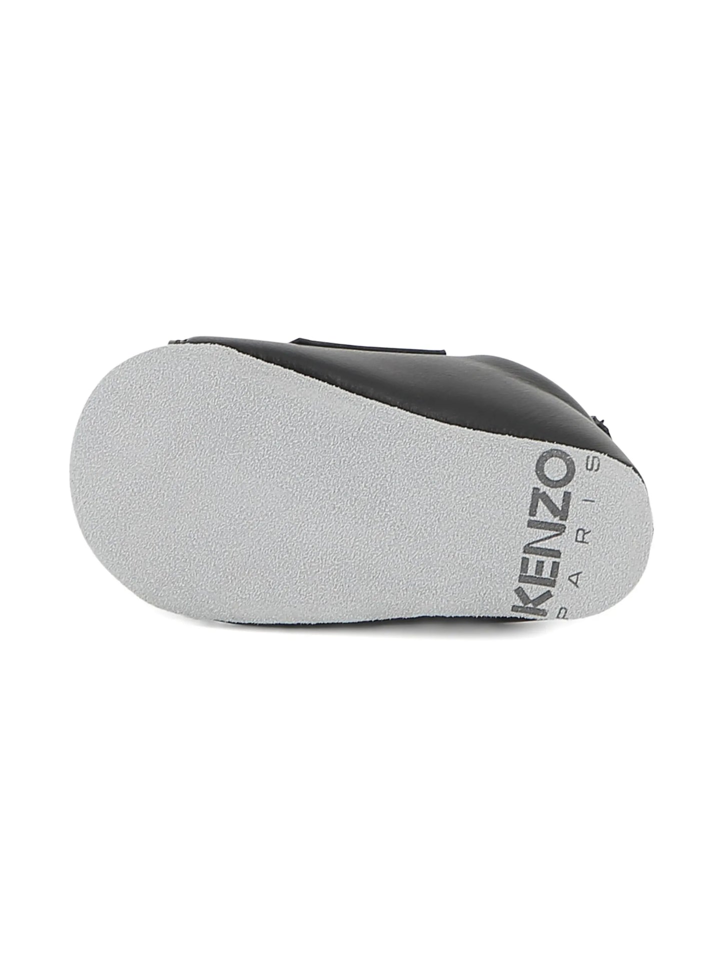 KENZO KIDS Black Logo-Embroidered Pre-Walkers