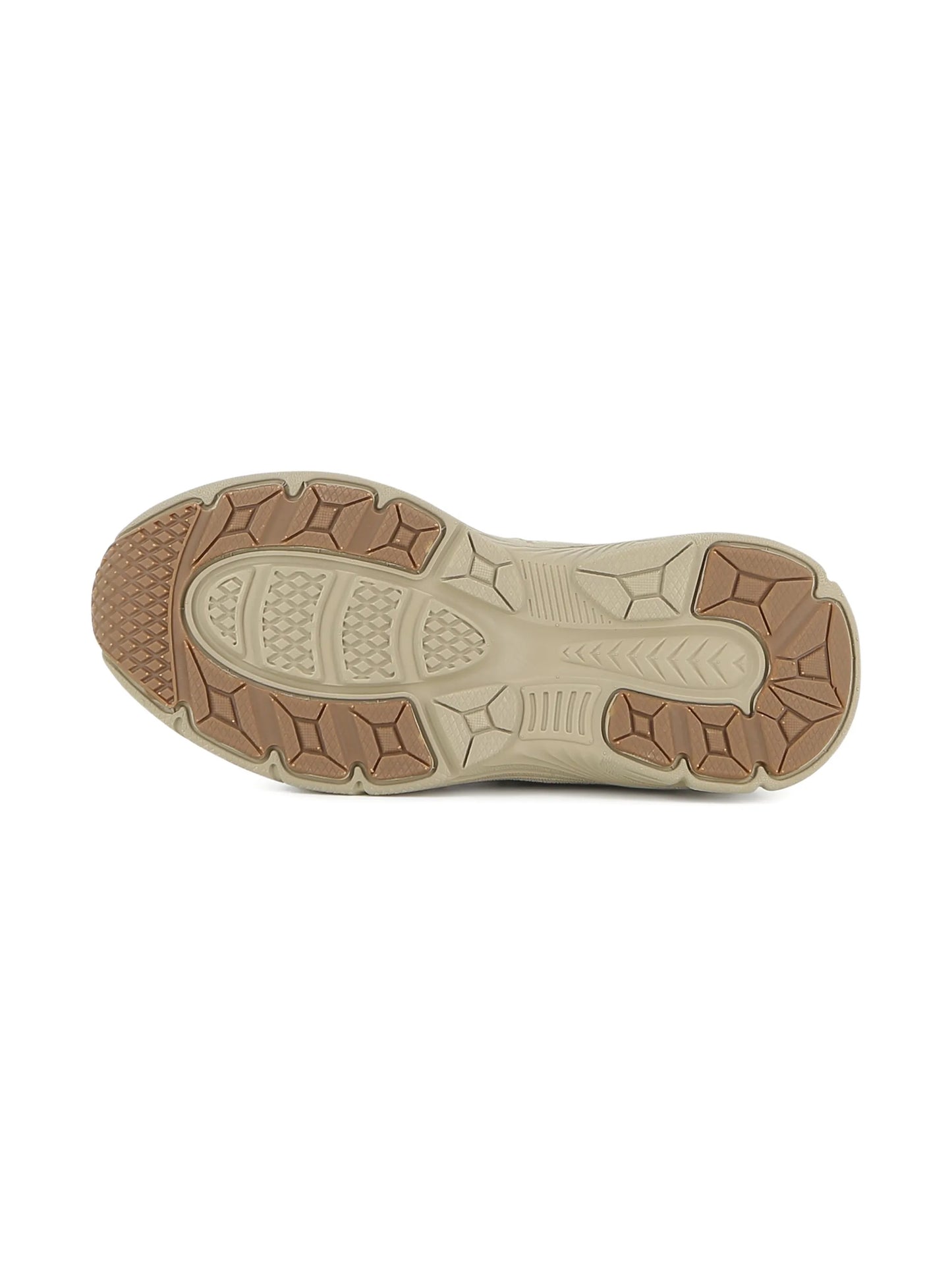 BOSS Beige Logo Panelled Sneakers