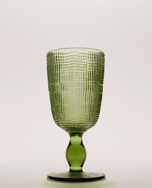 Drinking Glass- Green (SET OF 6)