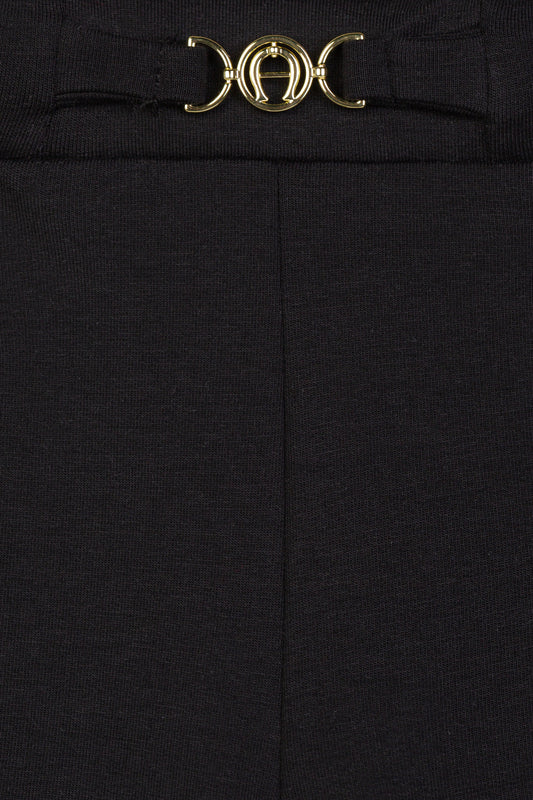 AIGNER Girls Black Logo Trousers