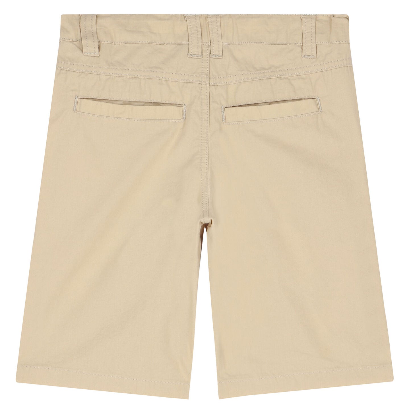 AIGNER Boys Beige Logo Chino Shorts