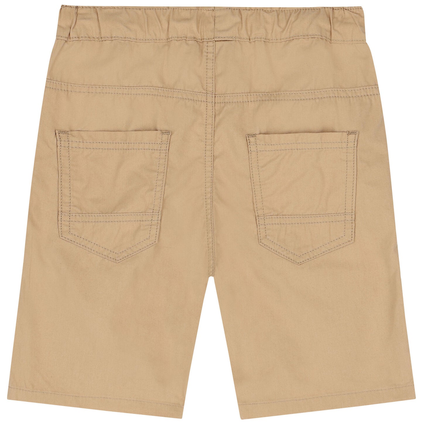 AIGNER Boys Beige Logo Chino Shorts