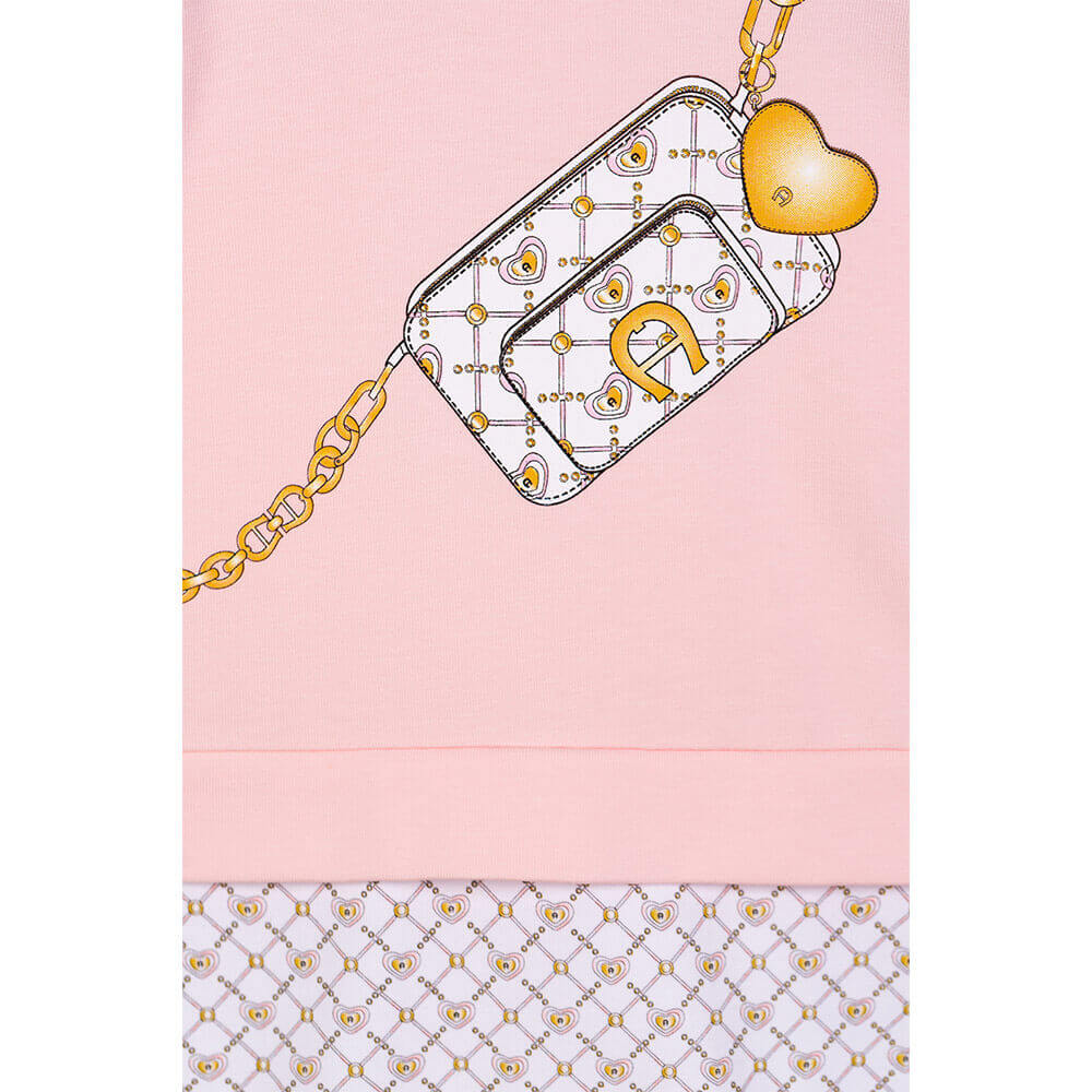 AIGNER Baby Girls Peachy  Logo Babygrow
