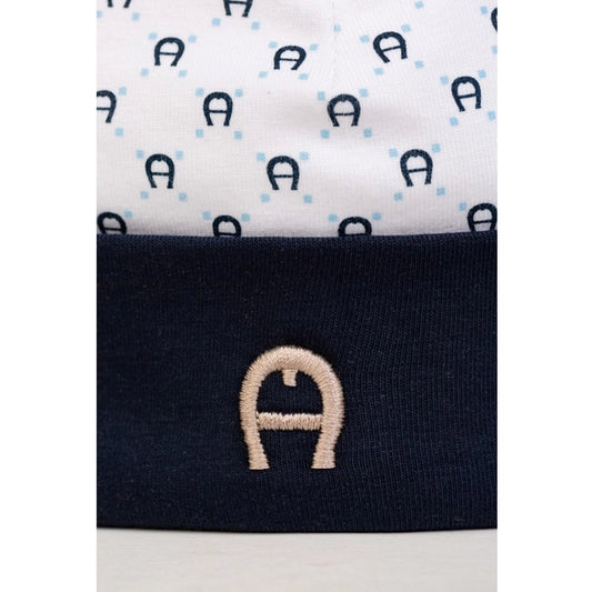 AIGNER Baby Boys Navy & White Logo Hat