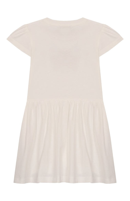 MOSCHINO Baby Girls White Logo Dress