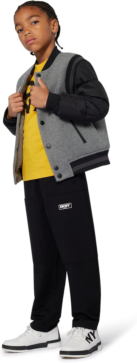 DKNY D62431/56A Boys Yellow Logo T-Shirt