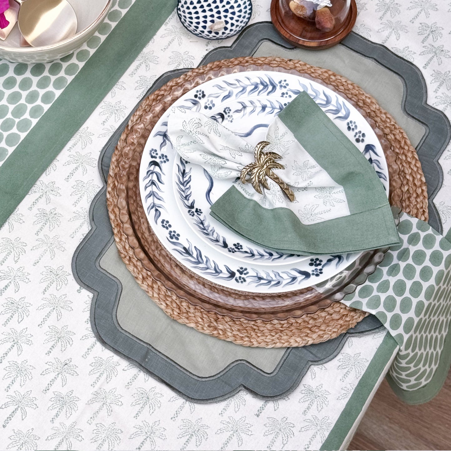 Palm Tree Table Cloth