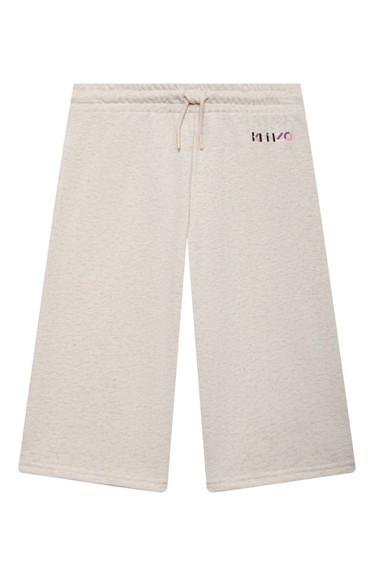KENZO KIDS Girls Ivory Logo Trousers