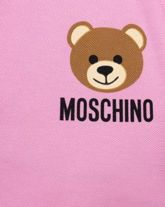 MOSCHINO Girls Pink Logo Shorts