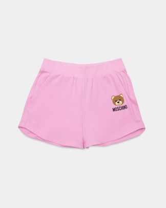 MOSCHINO Girls Pink Logo Shorts