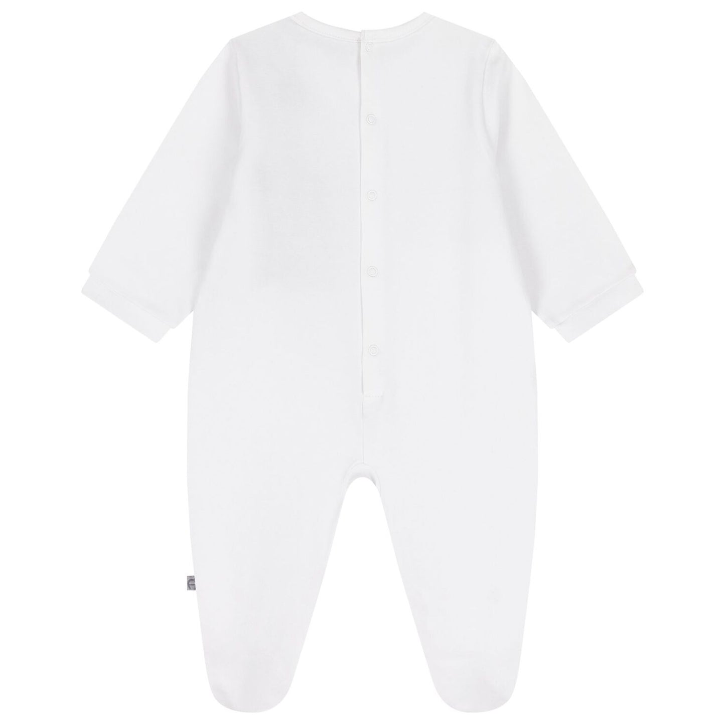 AIGNER Baby Boys White Logo Babygrow
