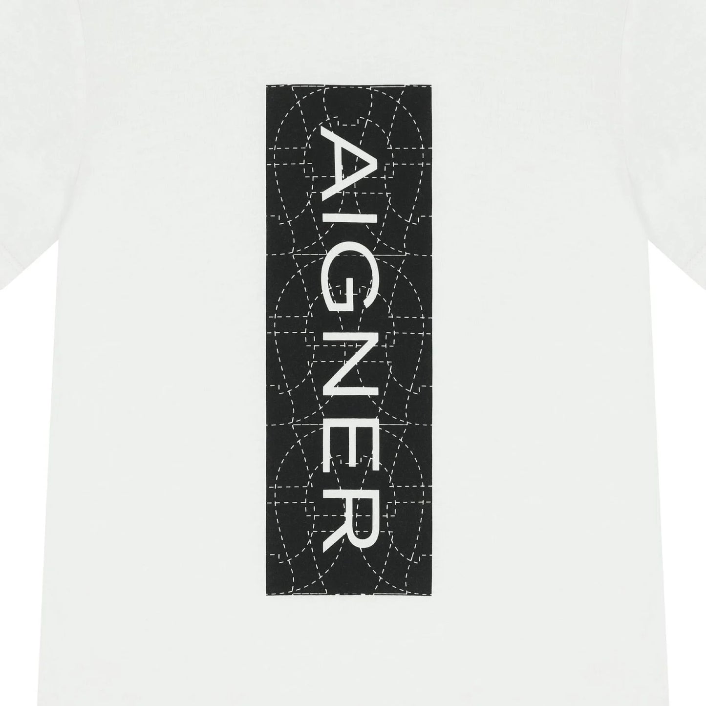 AIGNER Boys White Logo T-Shirt