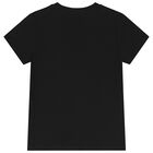 AIGNER Boys Black Logo T-Shirt