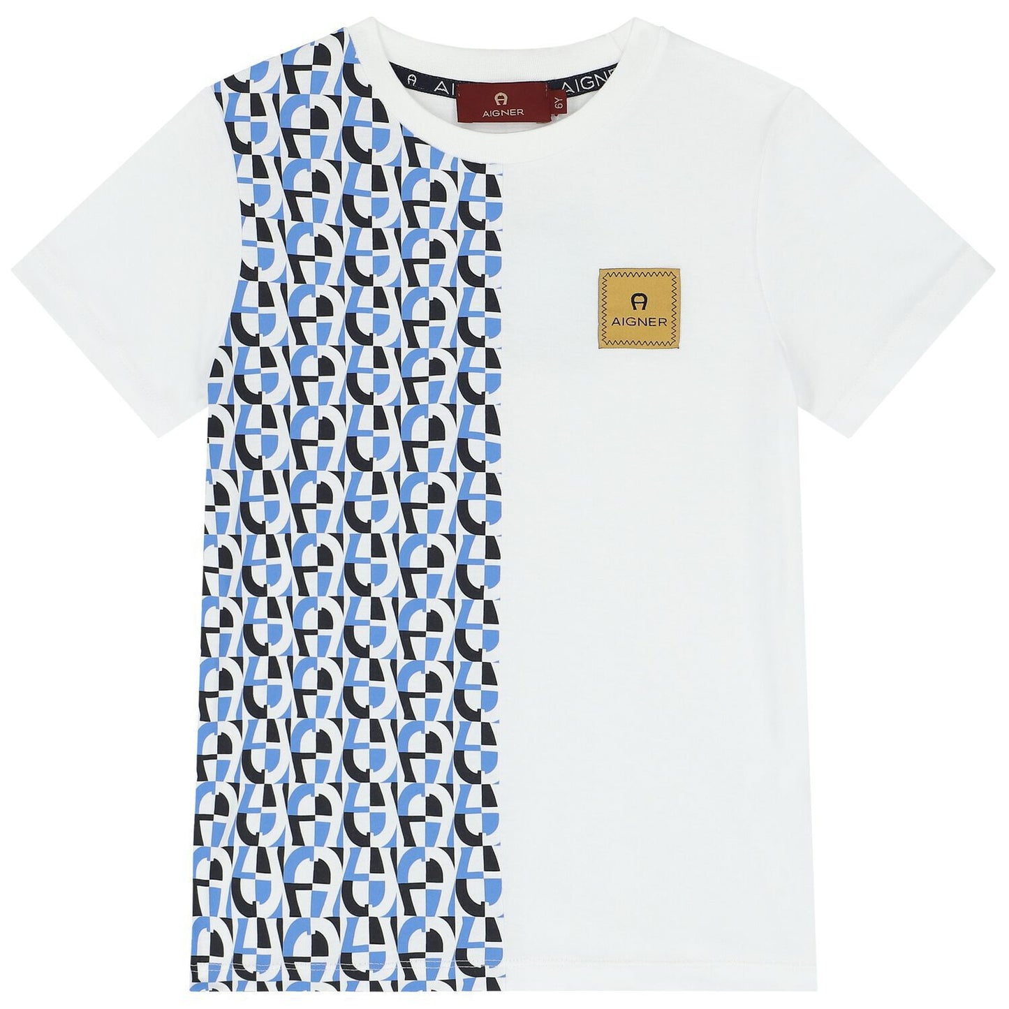 AIGNER Boys White Logo T-Shirt