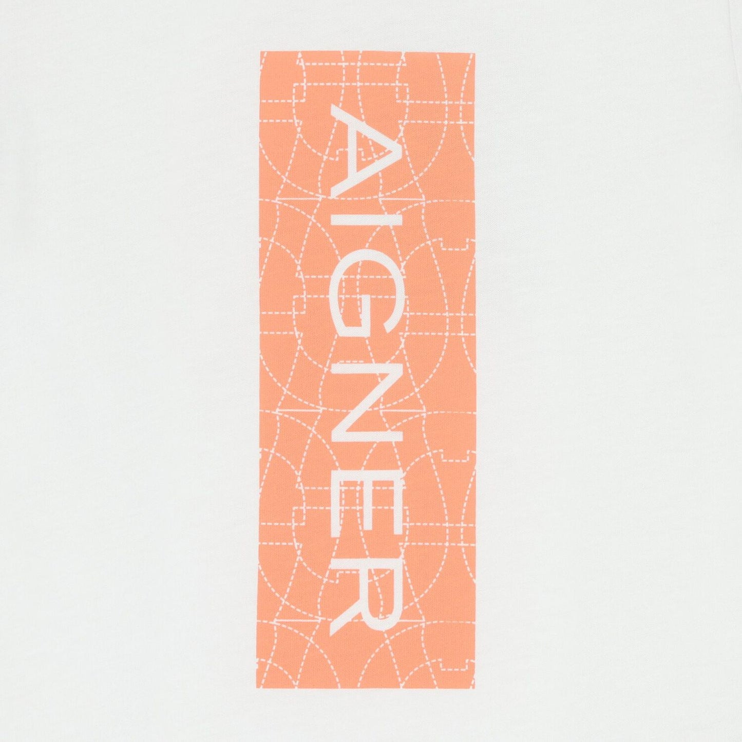 AIGNER Younger Boys White Logo T-Shirt
