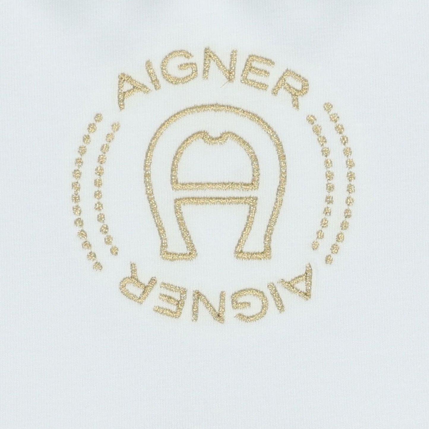 AIGNER Baby Boys Baby Blue Logo Babygrow
