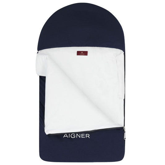 AIGNER Baby Boys Navy & White Logo Nest