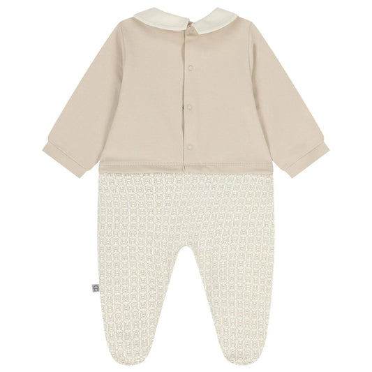 AIGNER Beige Logo Babygrow