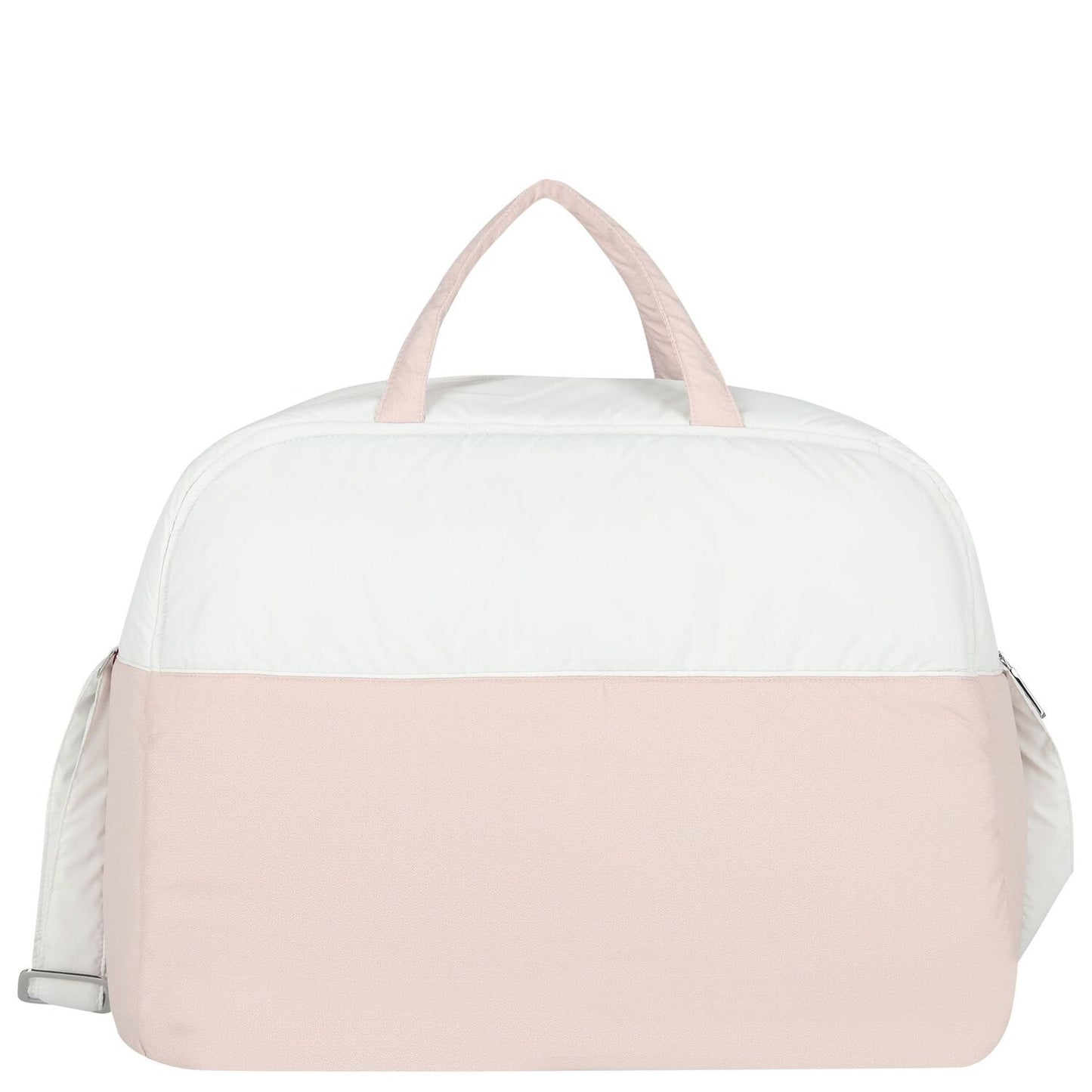 AIGNER Baby Girls White & Beige Logo Changing Bag with Mat