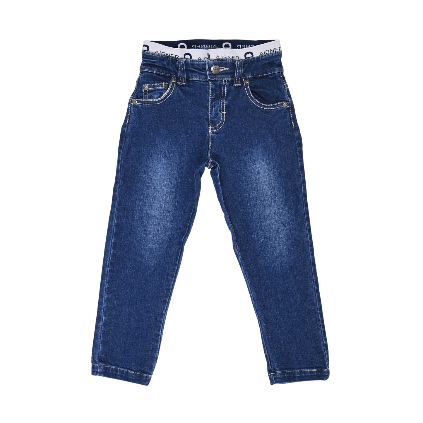 AIGNER Boys Denim Jean Logo Trousers
