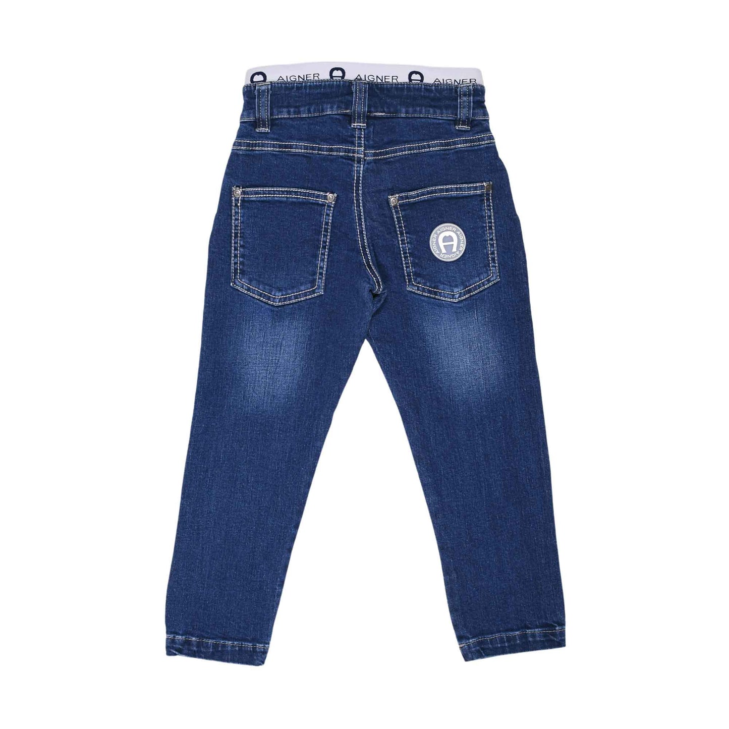 AIGNER Boys Denim Jean Logo Trousers