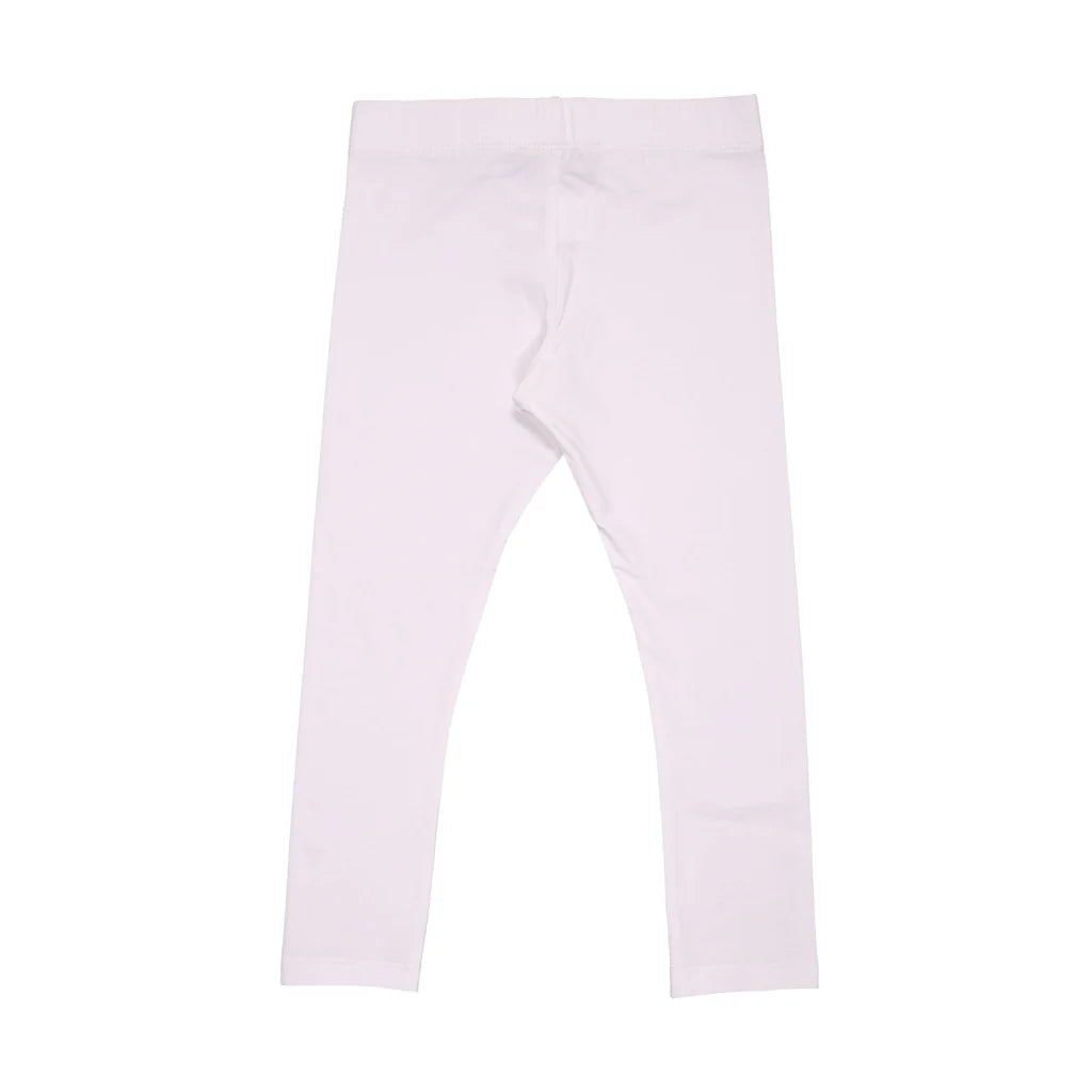 AIGNER Younger Girls White Logo Leggings