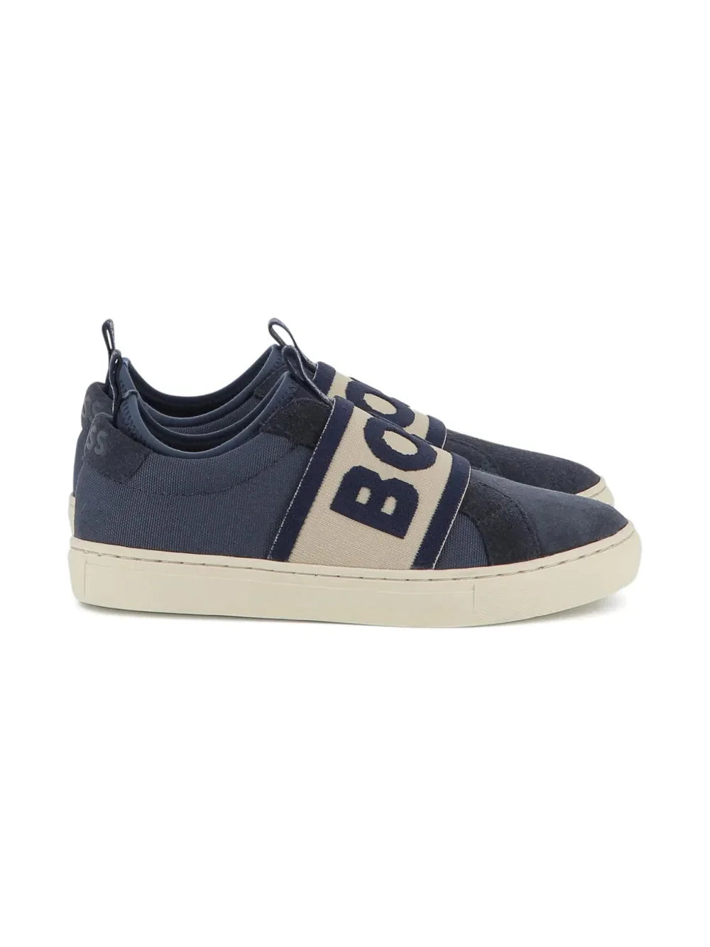 Boss J52565/849 Kids Navy Blue Slip-on Sneakers