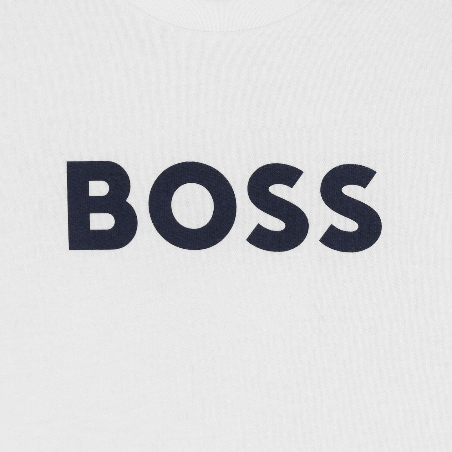 BOSS Younger Boys White Logo T-Shirt