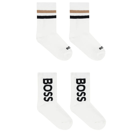 BOSS Boys Logo Socks ( 2-Pack )