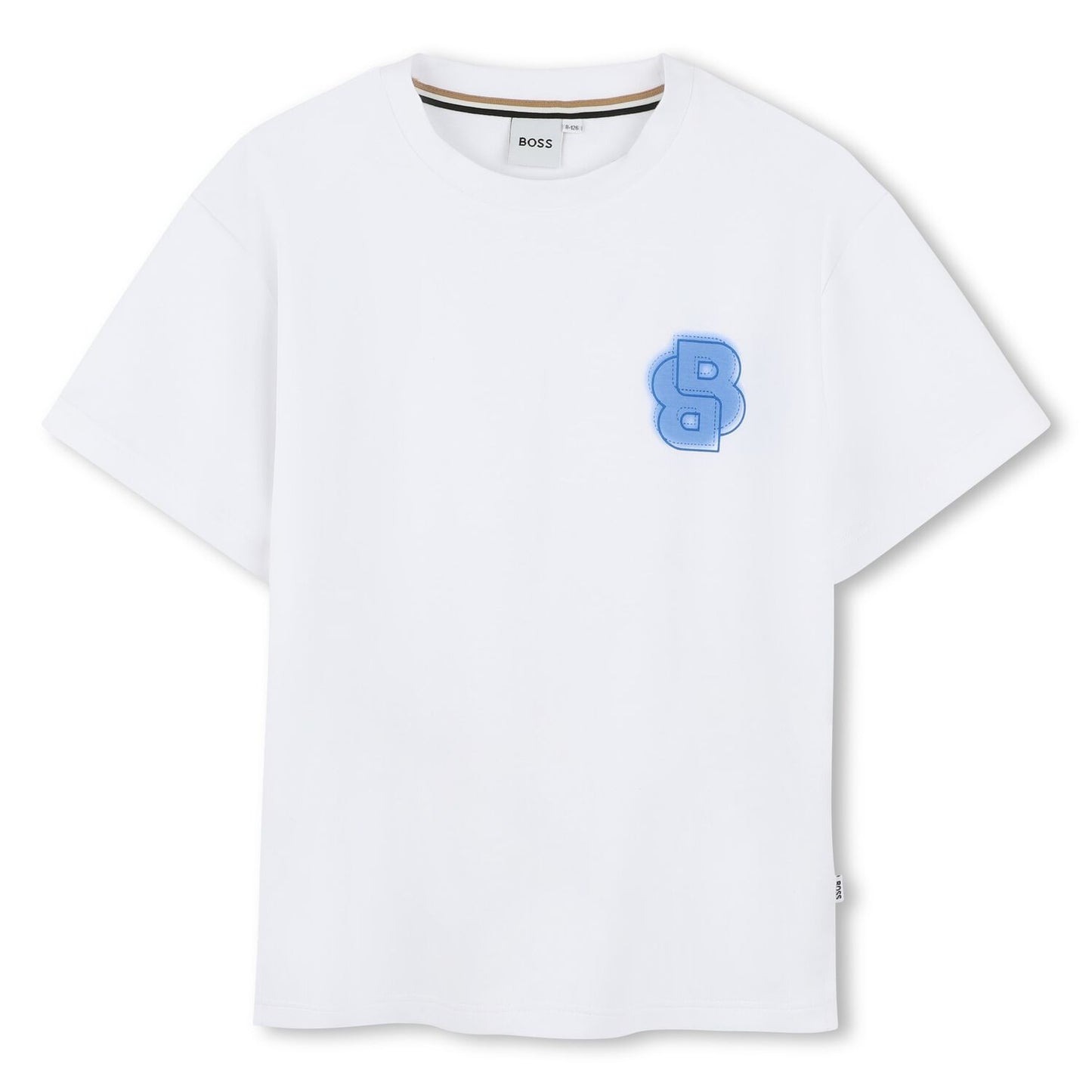 BOSS Boys White Logo T-Shirt