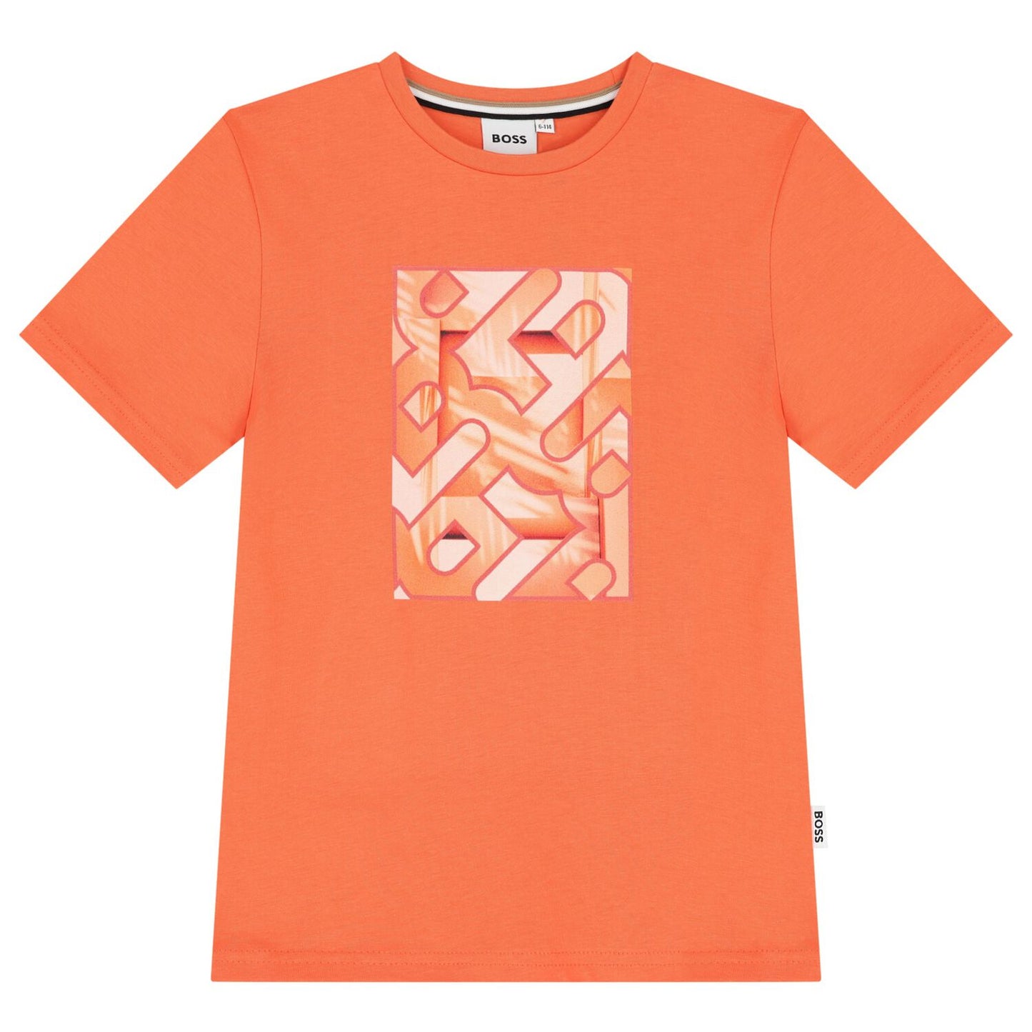 BOSS Boys Orange Logo T-Shirt