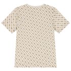 BOSS Boys Beige Logo T-Shirt