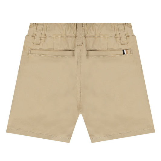 BOSS Young Boys Beige Shorts