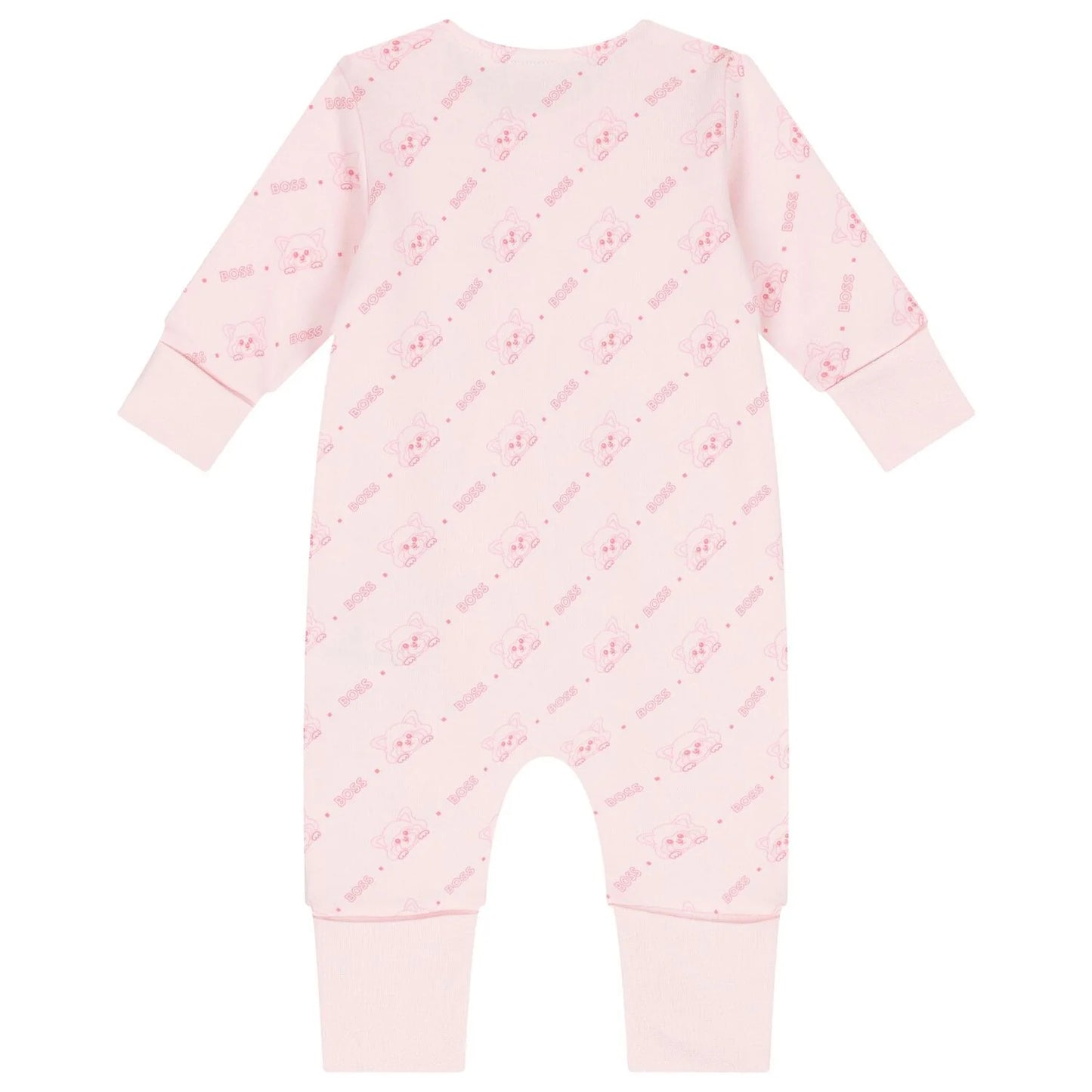BOSS Baby Girls Pink Sleepsuit & Hat Set