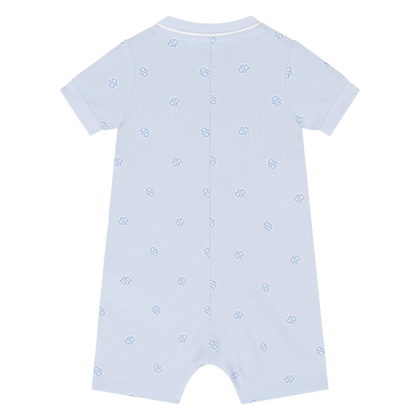 BOSS Baby Boys Blue Logo Romper