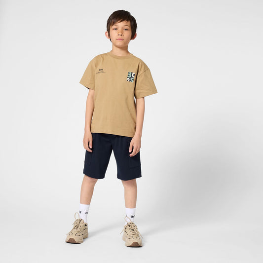 BOSS Boys Beige Logo T-Shirt