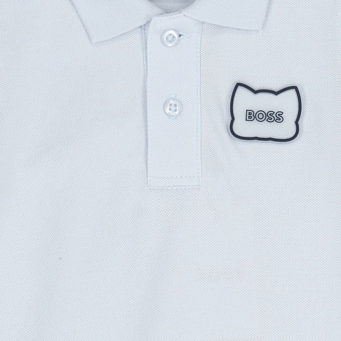 BOSS Baby Boys Baby Blue Logo Romper