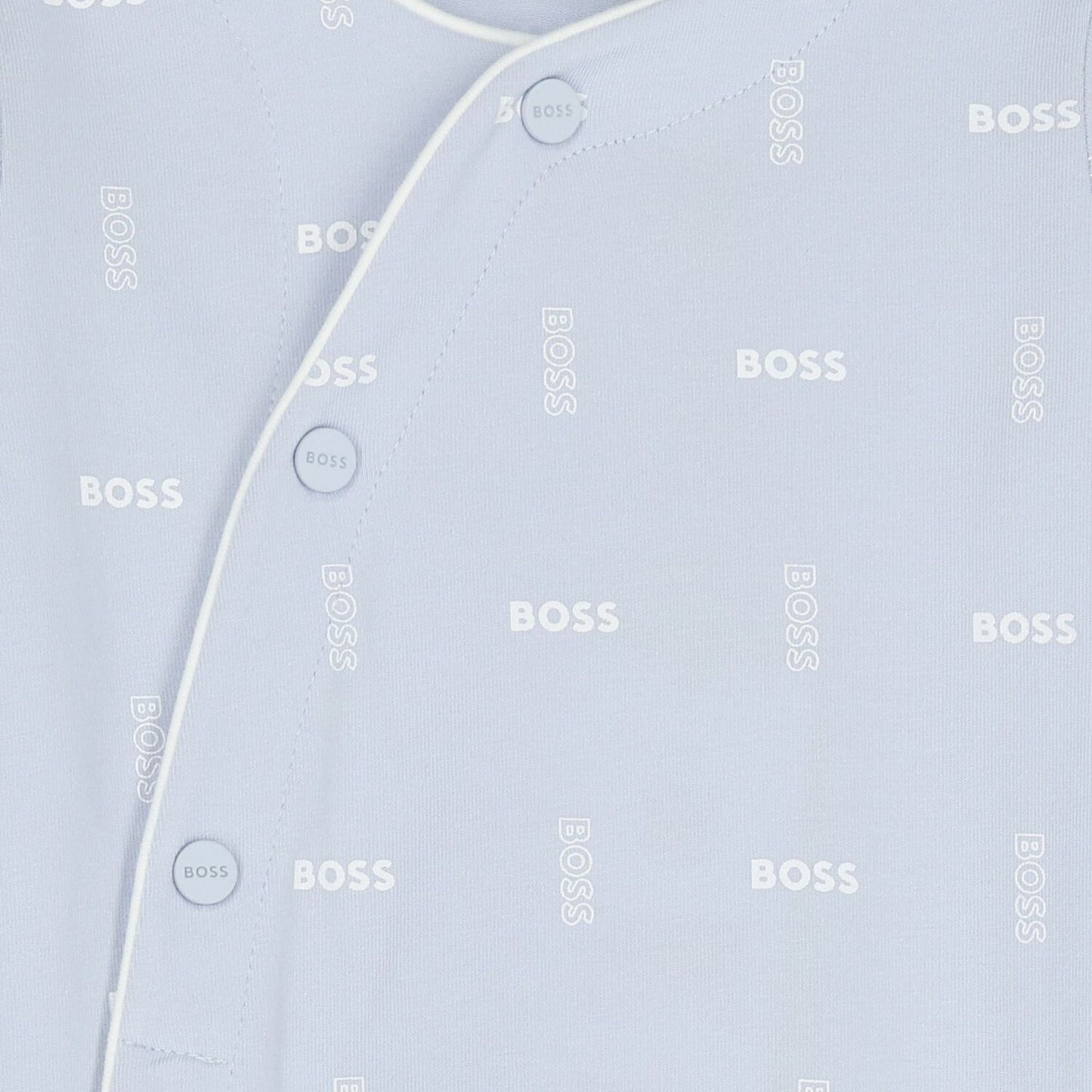 BOSS Baby Boys Baby Blue Logo Babygrow Gift Set