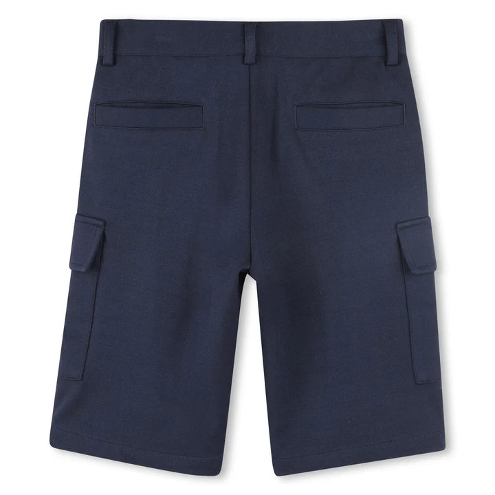 BOSS Boys Navy Blue Shorts