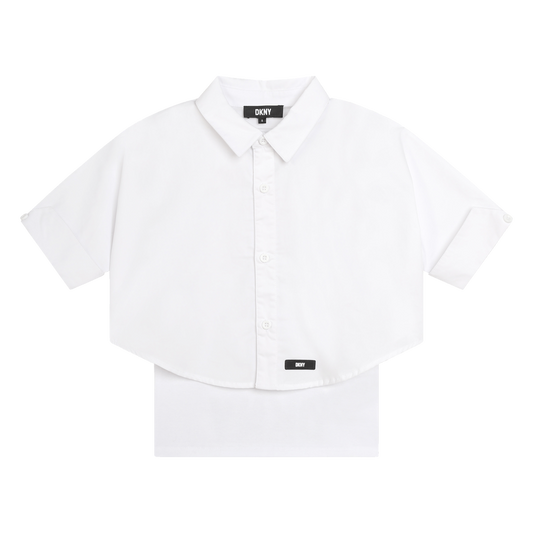 DKNY Girls Shirt with T-Shirt
