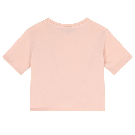 DKNY Girls Short Sleeved Peachy Logo T-Shirt
