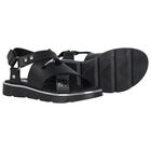 DKNY Girls Black Logo Sandals